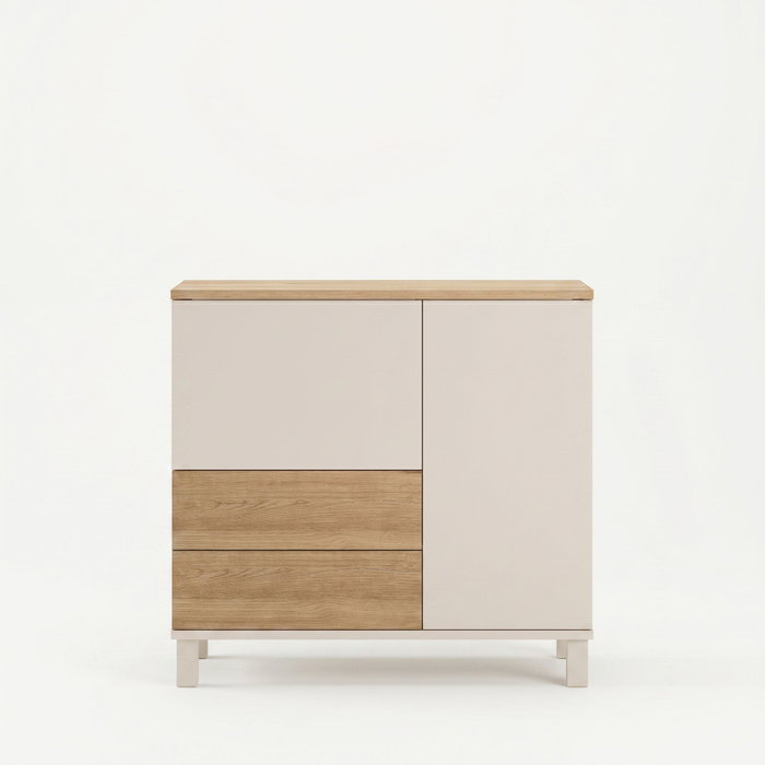 Hanah Home Mood - MD4-CS Armario Multiusos Arena y Roble